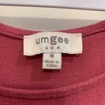 Umgee Pink Ruffled Asymmetrical Tank Top Photo 5