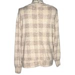Maurice's  MEDIUM Cozy Relaxed Plaid Button Long Sleeve Dolman Boat Neckline Tee Photo 6
