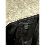 White House | Black Market Sz 6 Black Satin Mini Strapless Dress Cocktail Formal Photo 9