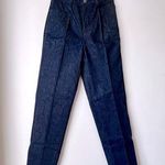 Vinatge 80s Deadstock Virginian Special High Rise Trouser Tapered Jeans 27" NWT. Blue Photo 0