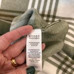 Max Studio  Green & White plaid mock neck long sleeve pullover sweater Women’s XL Photo 4