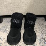 UGG  Mini Braid Cuff Boots Black Photo 6