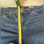 Anne Klein  Dark Blue Jeans Mid Rise Skinny Size‎ 12 Photo 8