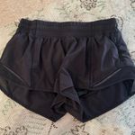 Lulu Lemon Hotty Hot shorts Black Size 8 Photo 0