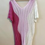 Swim Knitted Coverup O/S Pink Size undefined Photo 1