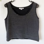 St. John Vintage  Striped Crop Tank Top Sz M Photo 0