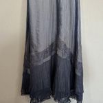 Komarov Beaded Charmeuse & Chiffon Fregatta Blue Dress NO JACKET Large L Photo 3