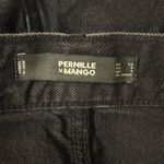 Mango Pernille × Women’s Black Denim Straight Leg Jean Size 4 Photo 12