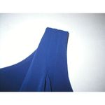 Womens NWT $600 Worth New York 10 Dress Dark Blue USA Blueberry Low Back Crepe Photo 5