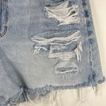 American Eagle Highest Rise 90s Boyfriend Jean Shorts Denim Women’s Size 14 Blue Photo 1
