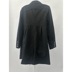 Liz Lange  Target Maternity Twill Jacket Black Trench Coat Medium (b34) Photo 1