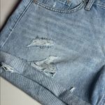  Shorts Women's Size 8 Lucky Brand Ripped Denim Boyfriend Shorts Photo 8