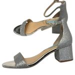 Betsey Johnson Blue by  MIRI 8.5 silver glitter heeled sandal 3068 Photo 0
