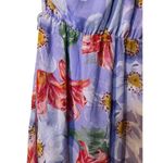 Julia Jordan Floral One Shoulder Dress Lavender Pink White Flowers Party Cocktail Photo 5