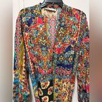 ZARA  MINI DRESS CHIFFON BELT SHORT PRINTED BELTED DRESS XL Photo 8