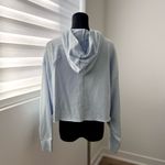 Fabletics  Baby Blue Crop Hoodie Sweatshirt in Size XXS Photo 3