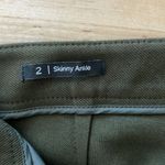 Talbots NWT  Mid-Rise DarkGreen Career Skinny Ankle Twill Dress Pant Trouser, 2 Photo 8