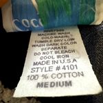 Vintage Coco Bay Nightgown USA 80s Pockets Cotton Ruffle Button Front Chambray M Blue Size M Photo 4