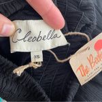 Cleobella New gauzy wide leg pants slit smocked elastic waist pull on boho XS Photo 3