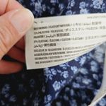 Hollister  Blue Floral Cropped Milkmaid Top Size Medium Photo 5