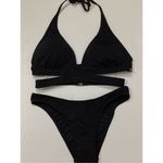 Seafolly New. black skimpy bikini. S/M. Retails $189 Photo 8