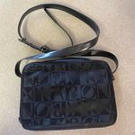 Bonia Monogram Logo Minimalist Quiet Luxury Coastal Preppy Crossbody Bag Small Black Photo 0