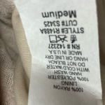 Sage  Women’s Romper Size Medium‎ Light Tan Crochet Waistband Straps Photo 2