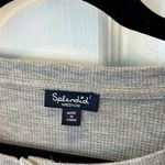 Splendid women’s Heather Gray Long Sleeve Henley Top with buttons size medium Photo 3