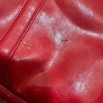 BUXTON | Chic Red Faux Leather Shoulder Messenger Tote Bag Photo 2