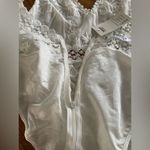 OverMal Women’s Open Back V Neck Sleeveless Maxi Beach Lace Dress Size M. White Size M Photo 13