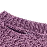 Abercrombie & Fitch  Burgundy Red Ribbed Knit Crewneck Long Sleeve Sweater Size L Photo 4