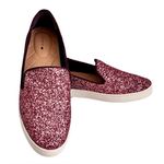 Birdies NWOB  Pink Ombre Glitter ‘The Swift’ Slip On Sneakers, Size 8 Photo 1