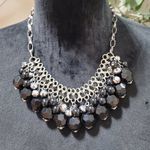 Womens Fashion Black Rhinestones Beaded Necklace Jewellery with Lobster Clasp Photo 0