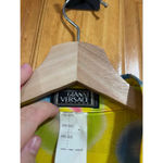 Versace Gianni Couture Silk Spray Paint Shirt Medusa Buttons Spring 1996 Size 42 Photo 2