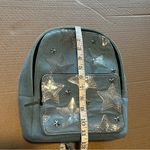 Skinny Dip Denim sequin stars festival backpack NWOT zipper closure 11x10 Blue Photo 9