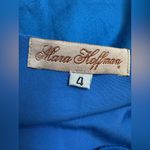 Mara Hoffman  2013 Embroidered Twill Cobalt Blue Strapless Mini Dress size 4 $297 Photo 8