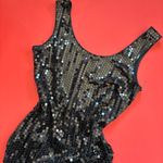 Glenrob LTD Vintage Black Sequin Sleeveless Backless Bodycon Dress Photo 1