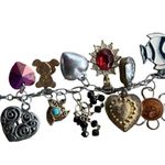 MCM Vintage  Mixed Multi-Charm Travel Trinket Silver Bracelet Photo 3