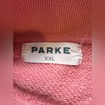 Parke Heritage Varsity Mock neck Sweatshirt Pink Size XXL Photo 4