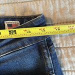 NoEnd Denim Farrah Kick Flare Jeans Sz 27 Med. Dark Wash Frayed High Low Hem USA Blue Photo 11