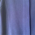 Talbots  Women’s Long Blue Cardigan Sweater Jacket Merino‎ Wool Large Petite Photo 7