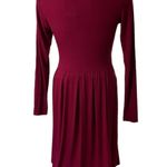 Auselily NWT,  Long Sleeve Pleated Loose Swing Casual Dress with Pockets Photo 4