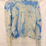 Ragdoll  LA 100% Cashmere Blue Tie-Dyed Sweater XS Fall‎ Winter Cozy Lounge Photo 0