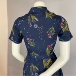 Circus Dress Dandelion Print Navy Blue XS UK Size 8 Retro A Photo 5