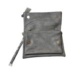 Urban Expression Urban Expressions Women's‎ Megie Multi Compartment Crossbody Bag Gray Vegan Nwt Photo 3