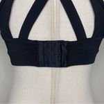 Yvette Power Cross Back Padded Running Sports Bra Black Size M Photo 10