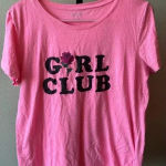 Girl club shirt size large Pink Photo 0