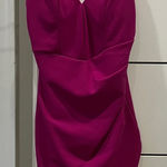 Honey and Rosie  VNeck Formal Midi Dress Photo 0