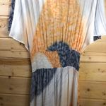 Indah  Maya Cape Sleeve Tie Dye‎ Maxi Dress Photo 4