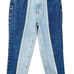 PacSun Jeans Eco Two-Tone Cut & Sew Mom Jeans 24 Photo 0